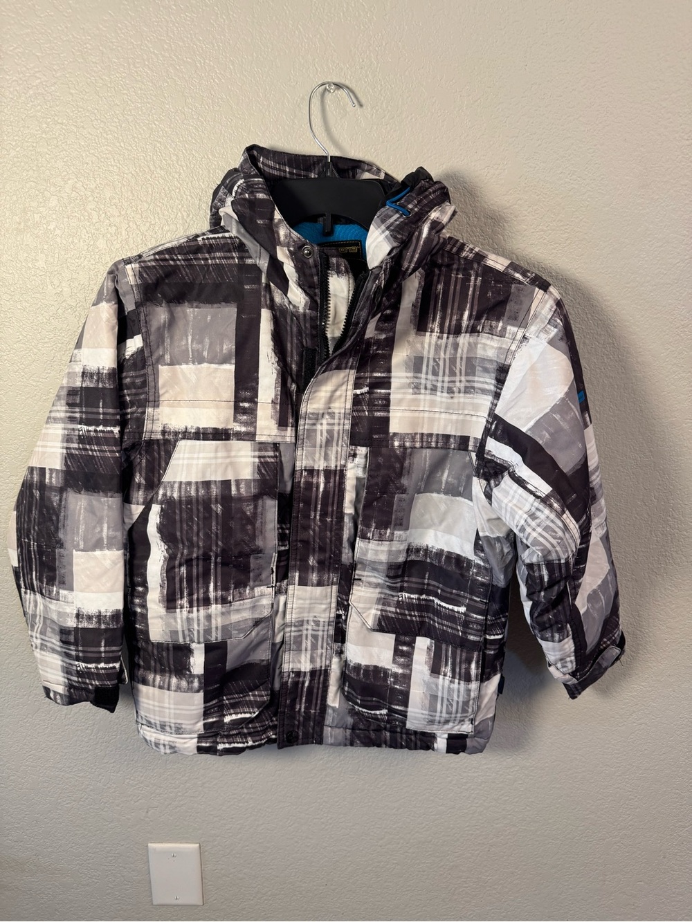 Ripzone Core 5000mm Waterproof Plaid Winter Ski/Snowboard Jacket - Men's Size M